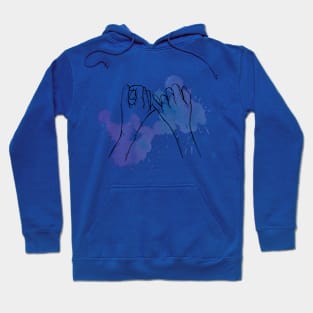 Pinky Promise Hand drawn Hoodie